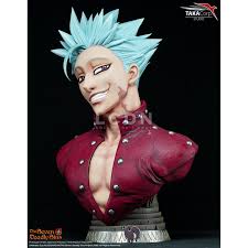Voir plus d'idées sur le thème dessin manga, nanatsu no taizai, anime. The Seven Deadly Sins Buste 1 1 Ban Le Renard De L Avarice 70cm