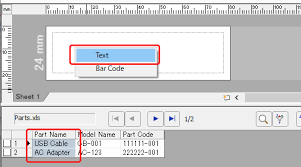 In the label options dialog box, you have several choices to make. How To Use Excel Data To Print Labels P Touch Editor 5 X For Windows Brother