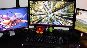 The upgrades in windows 10 also lets one attach a couple of displays to a laptop as well. How To Set Different Wallpapers For Multiple Monitors In Windows 10 Cnet