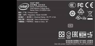 NUC8IN Intel® NUC : Intel Corporation