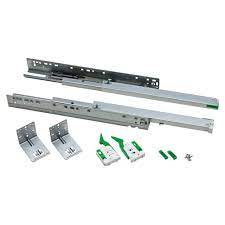 15 In Soft Close Full Extension Under Mount Ball Bearing Drawer Slide 1 Pair