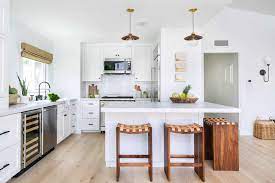 White country kitchens are suitable for small spaces that lack natural light because white creates a sense of openness.and shiny surfaces reflect light and make the space visually larger. 21 Best All White Kitchens