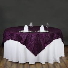 72 X72 Eggplant Taffeta Leopard Print Table Overlay Jungle Theme Party Decoration Clearance Sale Table Overlays Wedding Table Overlays Jungle Theme Parties