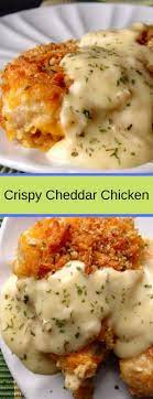 Crispy Cheddar Chicken Easy Recipes Easy Chicken Recipes Chicken Dinner Recipes Chicken Recipes