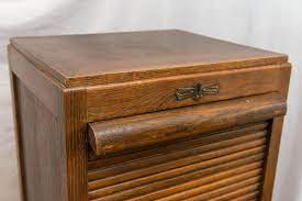 It's two drawers provide the storage you need to file your important documents. Oak Roll Front File Cabinet Circa 1900 At 1stdibs