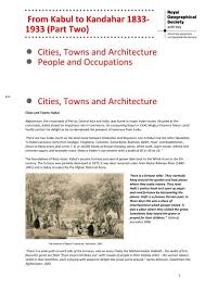 From Kabul to Kandahar 1833- 1933 (Part ...