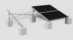 ATV solar mounting system is triangle system for landscape ...