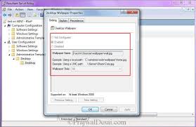 Deploy Desktop Background Wallpaper Using Group Policy Prajwal Desai