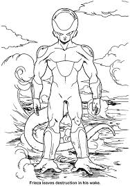 The dragon ball z coloring pages will grow the kids' interest in colors and painting, as well as, let them interact with their favorite cartoon character in their imagination. Frieza Final Form In Dragon Ball Z Coloring Page Kids Play Color