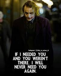Follow For Jokers Attitude Quiets Joker Quotes Best Joker Quotes Villain Quote