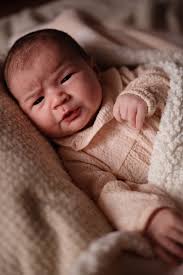 Newborn Twins Sleeping Peacefully In Arms