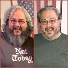 FINALLY!!!!!! Patrick SHAVED his beard and CUT his hair! Just in time for  his wedding in a few weeks 🙌🏻 HALLELUJAH 🤣 What do ya think???