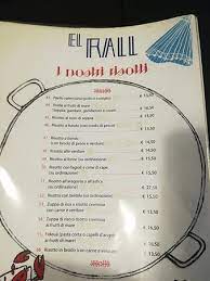 Maybe you would like to learn more about one of these? Menu Picture Of El Rall Valencia Tripadvisor