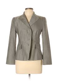 Details About Akris Punto Women Gray Wool Blazer 8