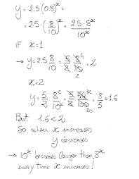 The formula is derived as follows: How Do You Know If Y 2 5 0 8 X Represents Exponential Growth Or Decay Socratic