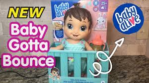 Baby Alive Baby Gotta Bounce Brunette Hasbro Review Youtube