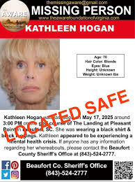UPDATE*** Ms. Hogan has been located and is safe.