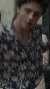 Adorable Timothee Chalamet with a Tiny Horse