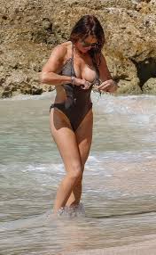Lizzie Cundy in Bikini on the Beach in Barbados 12/30/2018-5 ...