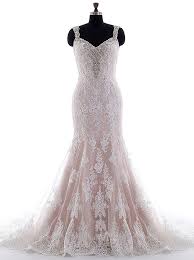 Brautkleider online shop, schneller versand. Meerjungfrau Brautkleid Tragern Hof Schleppe Champagner Tull Applikationen Strasssteinen Dresstells Com