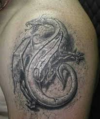 Stone Dragon Tattoos 3d Tattoo Designs Drachen