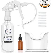 Perfect Hear Earwax Removal Tool Kit Ear Washer System With Basin And Other Accessories Ear Candling Ear Cleaning Ear Drainage