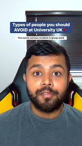 Types of people you should AVOID at University UK 🚩 (the overly serious  student in group work). Want to see more UK University reels like this?  Make sure you like, comment, follow and share 🔔 ...