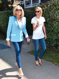 Brigitte macron twins with the winning world cup french. Brigitte Macron S Style Is Perfectly French Who What Wear Uk