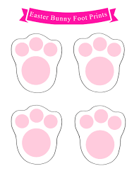 Bunny feet template (click on the pink button below to download it!) directions: 99 Easter Basket Ideas For Kids Plus Free Printable Mom Needs Chocolate