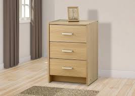 Roseland oak bedside table £139.95. Home Source Bedside Table Oak 3 Drawer Bedside Cabinet Night Stand Metal Runners Buy Online In Bosnia And Herzegovina At Bosnia Desertcart Com Productid 123570459