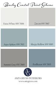 Sherwin Williams Paint Colors For Your Beachy And Coastal Home Gray Paint Colors Gray In 2020 Sherwin Williams Paint Colors Paint Colors For Home House Color Palettes