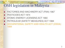 The board was placed under the purview of the prime minister's department (malay: Ppt Osh Legislation In Malaysia Powerpoint Presentation Free Download Id 1437182