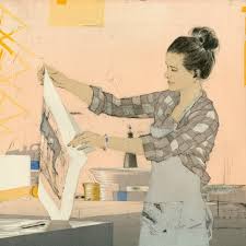 Ellen Heck, Portrait of a Self-Portrait