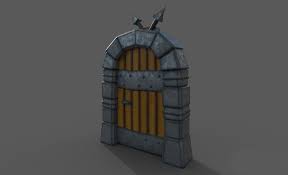 medieval cartoon gate 3d model turbosquid 1269508 medieval 3d model cartoon