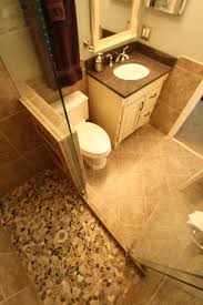 Having a tub and battery in the bath is a abundant way to aerate the bathroom's functionality. Small Bathroom Stand Up Shower Houzz