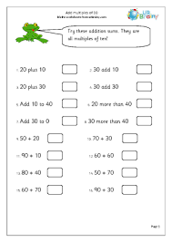 Master addition and 4000+ other basic math skills. Add Multiples Of 10 Addition Year 2 Aged 6 7 By Urbrainy Com