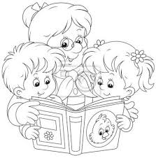 Sticker Oma Und Enkel Lese Wenn Du Mal Buch Ausmalbilder Kinder Ausmalbilder