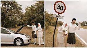 Di pulau ini, anda bisa menikmati indahnya pemandangan dari atas bukit, apalagi saat sunrise dan sunset. Tanpa Direncanakan Foto Prewedding Saat Mobil Mogok Ini Keren Banget Hot Liputan6 Com