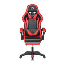 Blitzwolf Bw Gc1 Gaming Chair With 150 Reclining Detachable Pillows Retractable Footrest Adjustable Height And Pvc Material