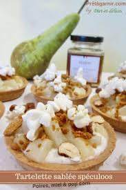 Tartelette Sablee Speculoos Aux Poires Dessert Patisserie Diy Recette Pretagarnir Alimentation Dessert Aux Fruits Nourriture Delicieuse