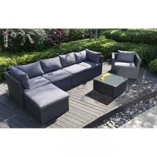 Moderne, solide, peu d'entretien : Finlandek Hilpea Salon De Jardin Resine Tressee 7 Pieces Comparer Avec Touslesprix Com