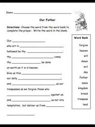 Pin By Maria Elena On Forms Our Father Prayer Sunday School Teaching Prayer For Fathers