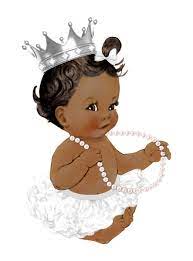 African American Princess Baby Shower Invitation Zazzle Com Black Baby Art Baby Girl Drawing Baby Girl Art