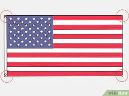 Hang the flag so the union is on your left if you're hanging it on a wall. 3 Ways To Hang The American Flag On A Wall Wikihow