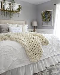Love The Mirror With Hanging Shelf Behind Bed Bedroom Decor On A Budget Master Bedrooms Decor Farmhouse Bedroom Decor