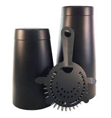 And with the matte black finish, it will complement any theme in your bar. Matte Black Pro Boston Cocktail Shaker 28oz Tin Matte Black 18oz Cheat Tin And Matte Black 4 Prong Strainer Bartender Tin On Tin Professional Set Buy Online In Aruba At Aruba Desertcart Com Productid
