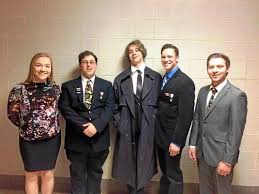 Hamburg students participate in Senior County Week