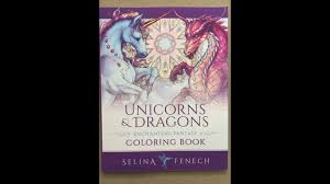 Dragon coloring pages for adults i'm currently on my way to finishing reading robert jordan's masterpiece, wheel of time book series. Unicorns Dragons Selina Fenech Flip Through Youtube