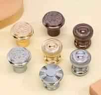 Electroplated Plastic Caps - Gold Silver Mirror Finish