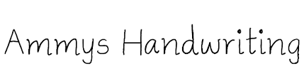 Ammys handwriting by ammy k. Ammys Handwriting Font Ffonts Net